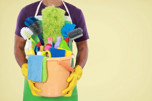 End of tenancy cleaning team preparing a NW5 property for handover