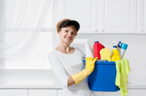 Shared workspace cleaning arranged for an NW5 business