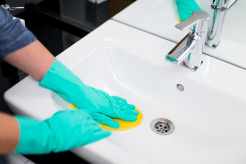 Ongoing kitchen and bathroom cleaning in NW5 properties