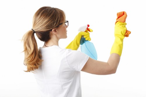 Cleaning equipment set up for commercial carpet cleaning in NW5
