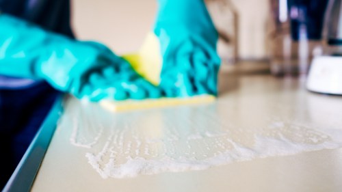 Waste disposal and compliance terms for cleaning services
