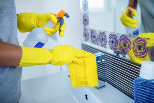 Professional deep clean for a bathroom in NW5 property