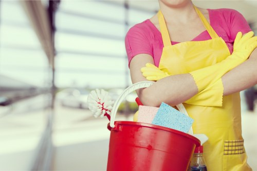 Post-renovation cleaning of windows and surfaces in an NW5 property