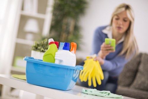 House clearance crew handling furniture and household contents in NW5